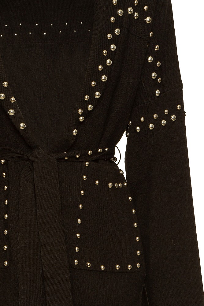 Πλεκτή ζακέτα με τρουκς