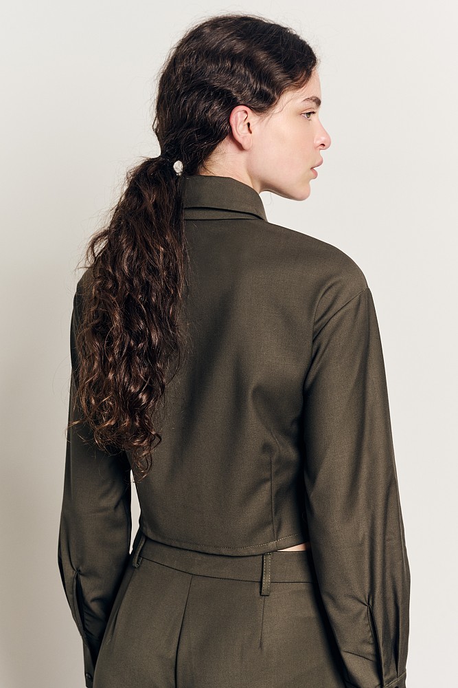 Tie-neck Shirt