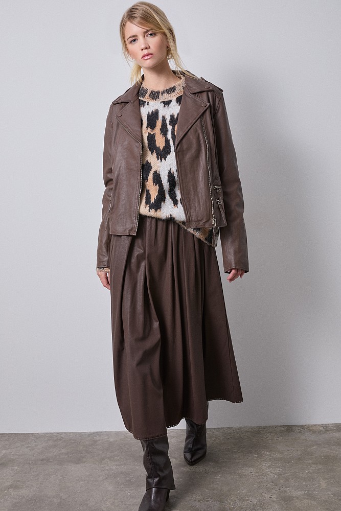 Animal print πουλόβερ