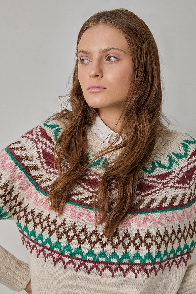 Printed sweater