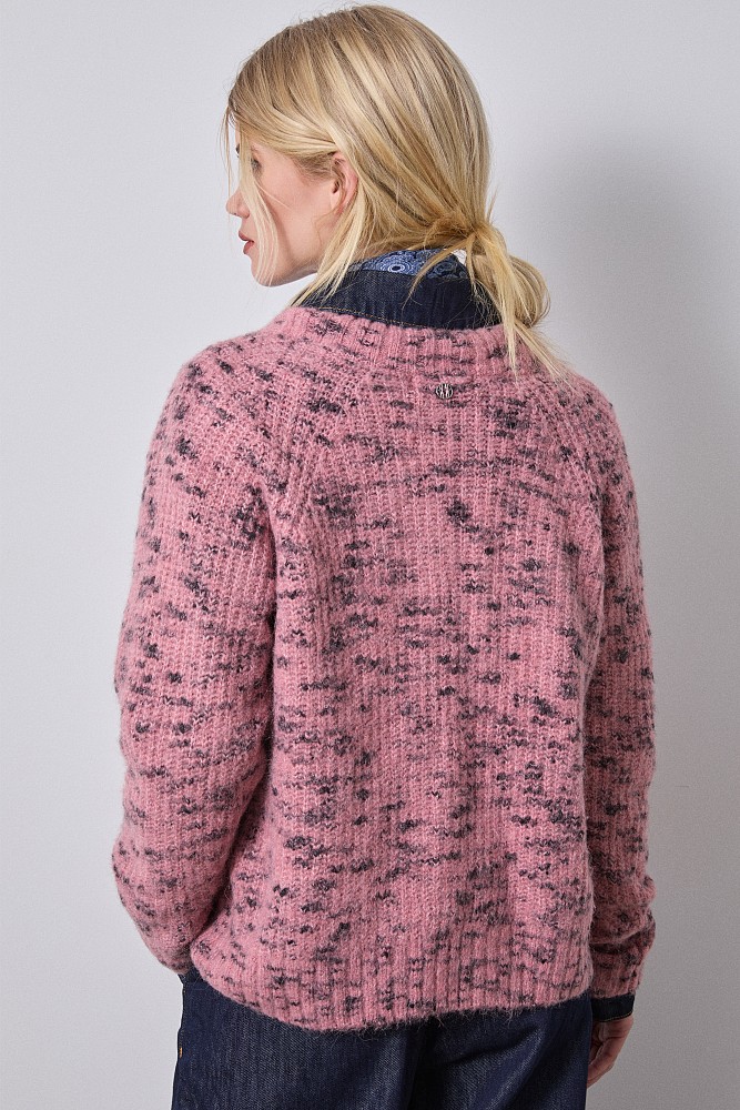 Jersey multicolor cuello V