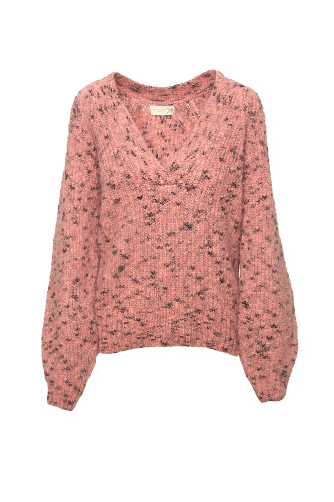 Jersey multicolor cuello V