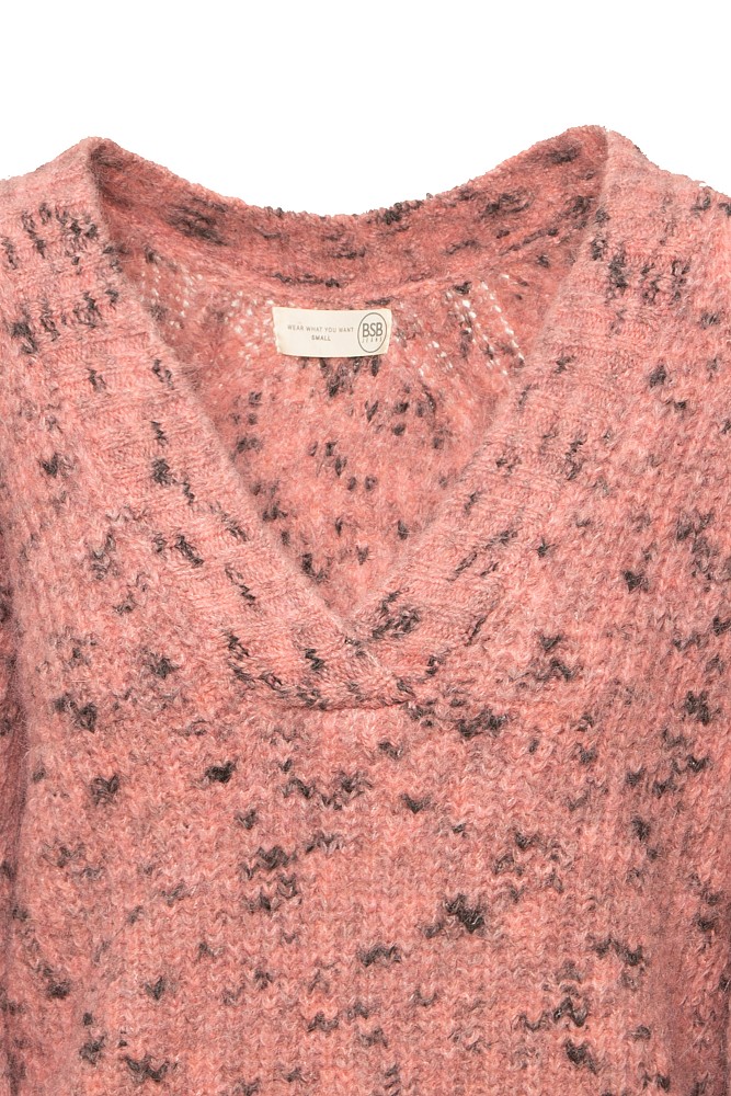 Jersey multicolor cuello V