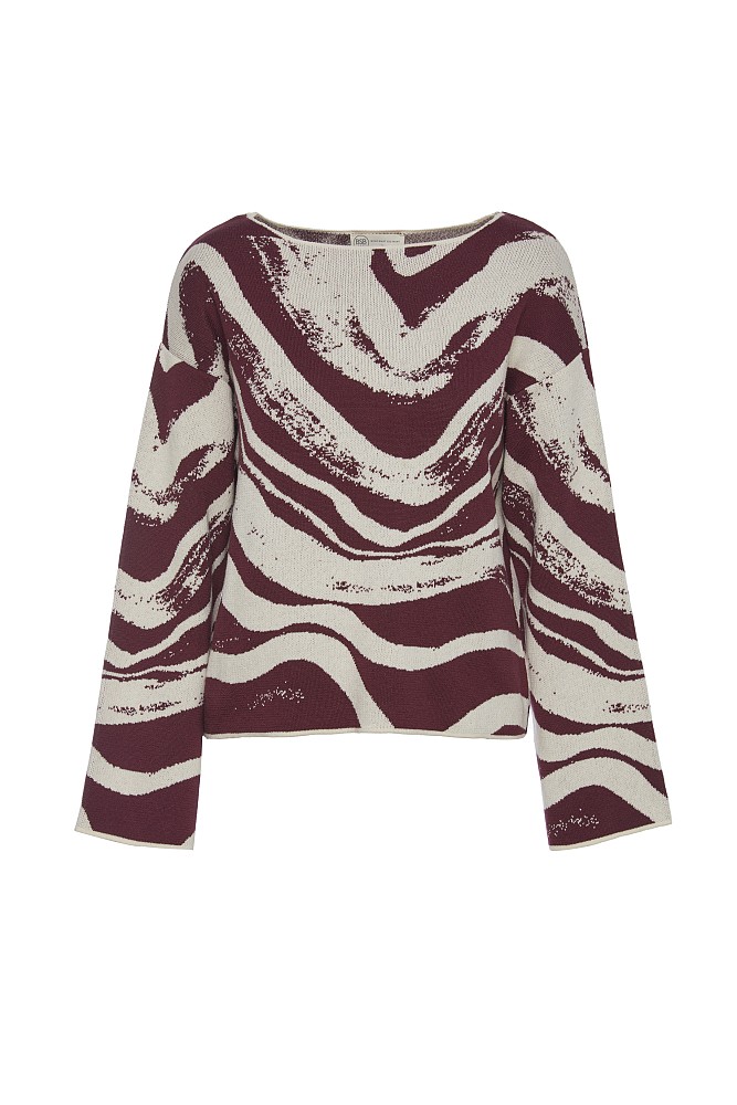 Printed pullover