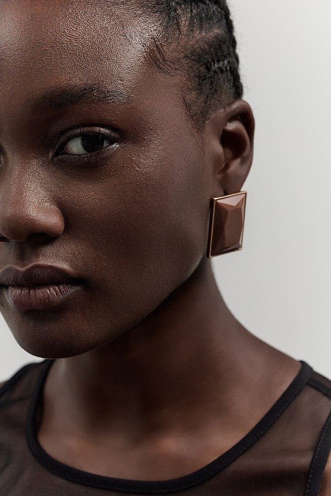 Rectangle earrings