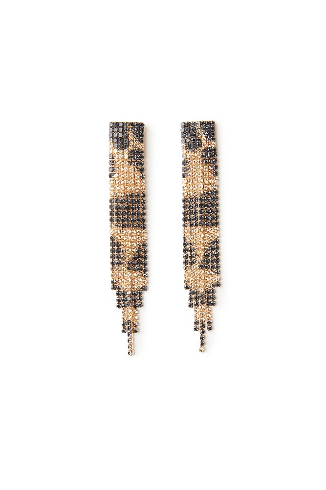 Hanging asymmetric earrings