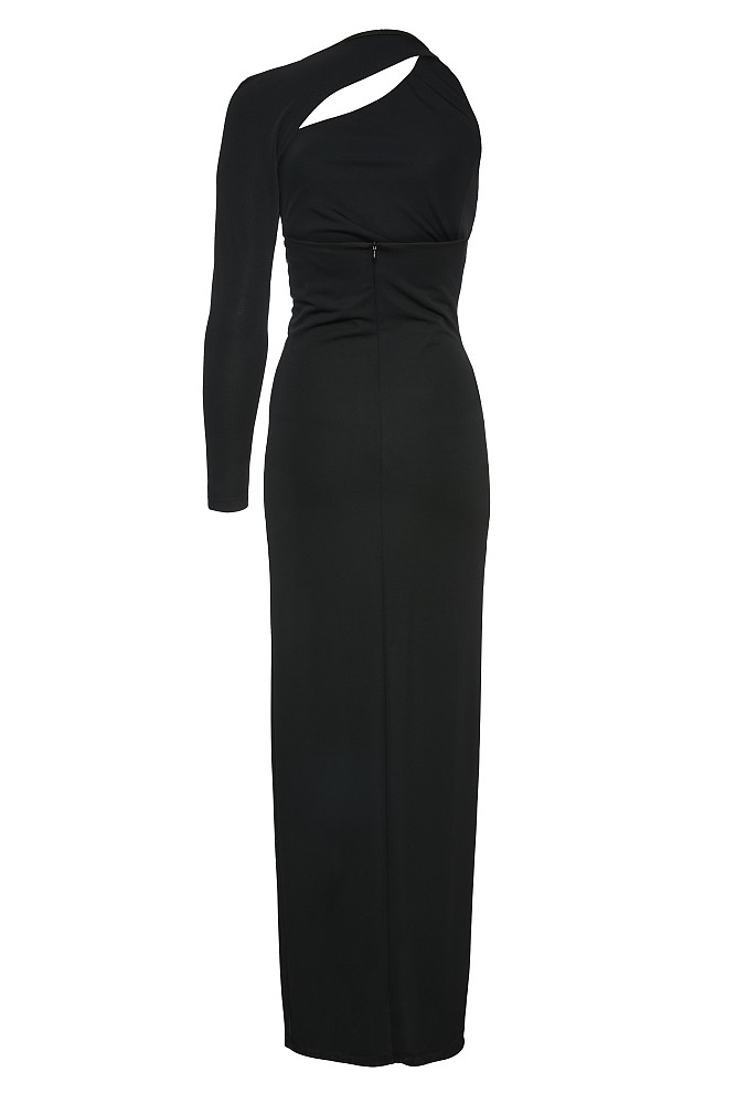Maxi dress with one sleeve - Gold label