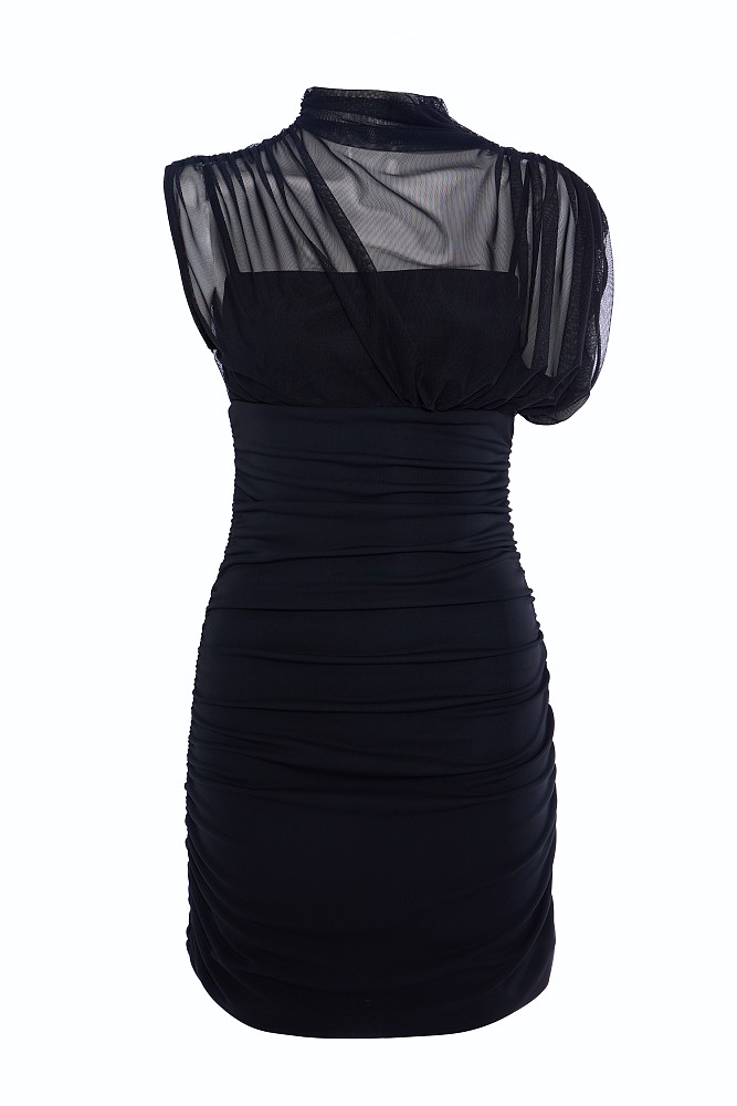 Mini dress with sheer details - Gold Label