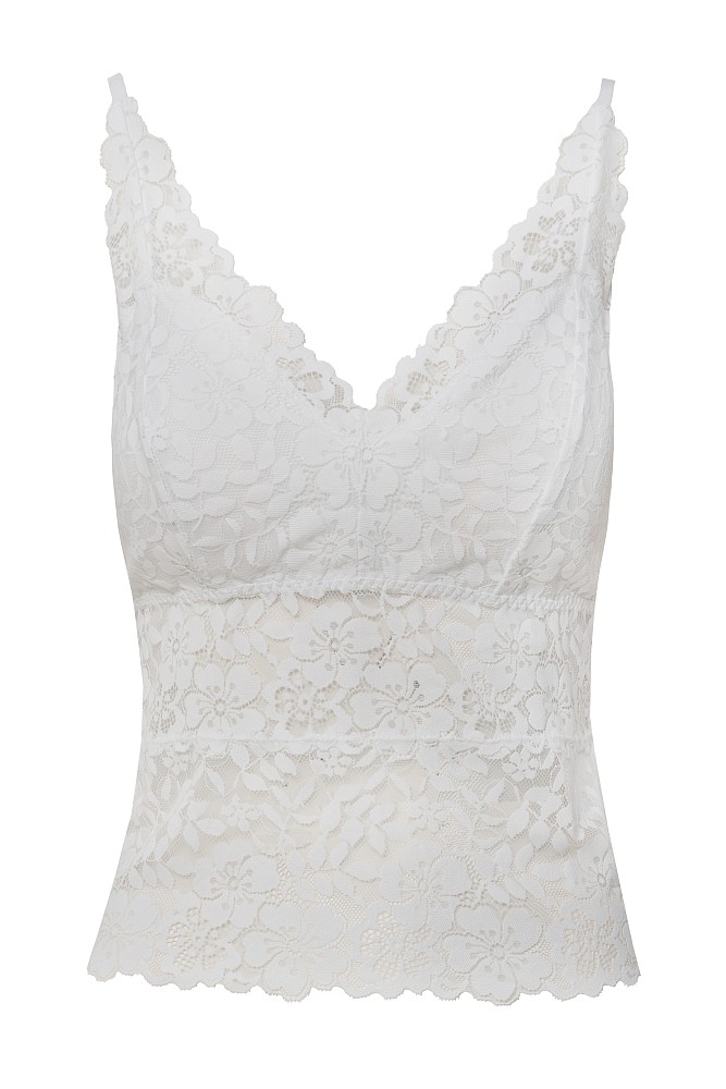 Lace top with straps