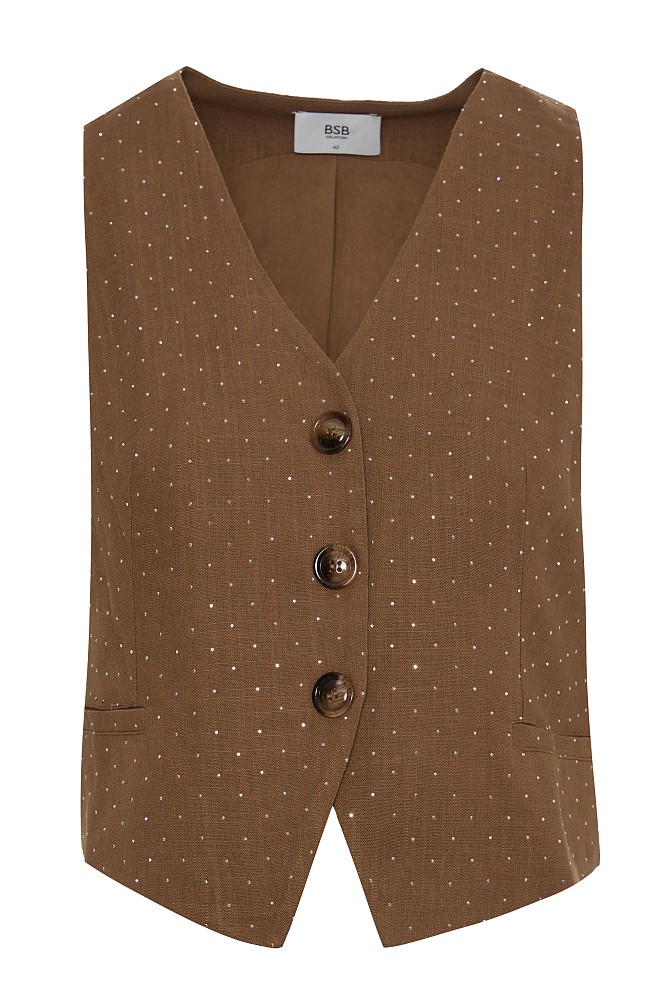 Vest all over rhinestones
