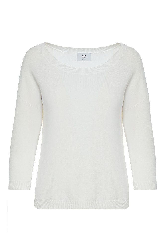 Sweater with 3/4 sleeves