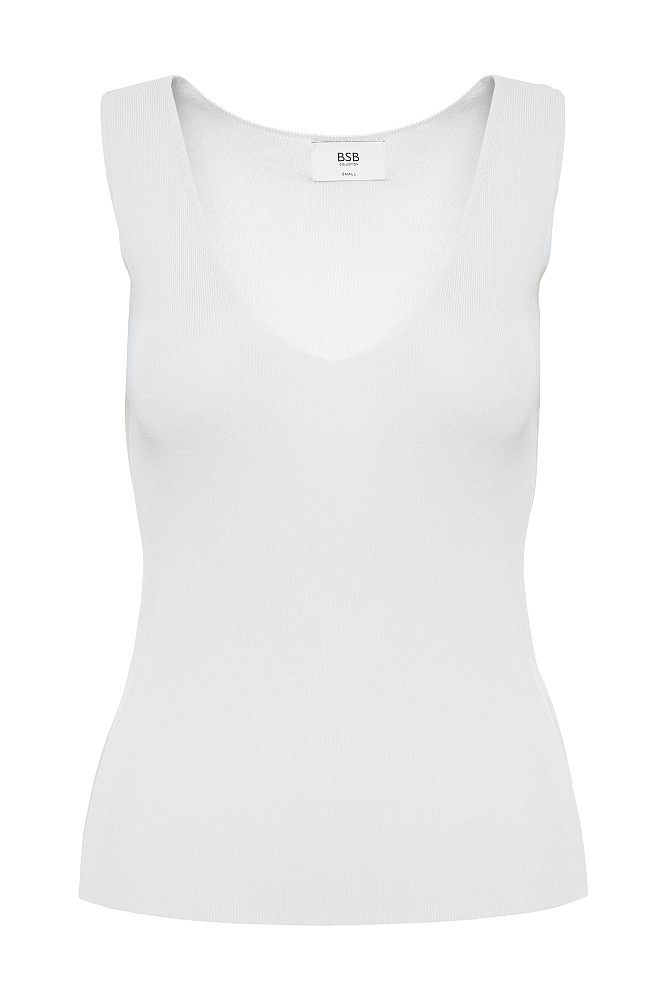 Basic knitted V top