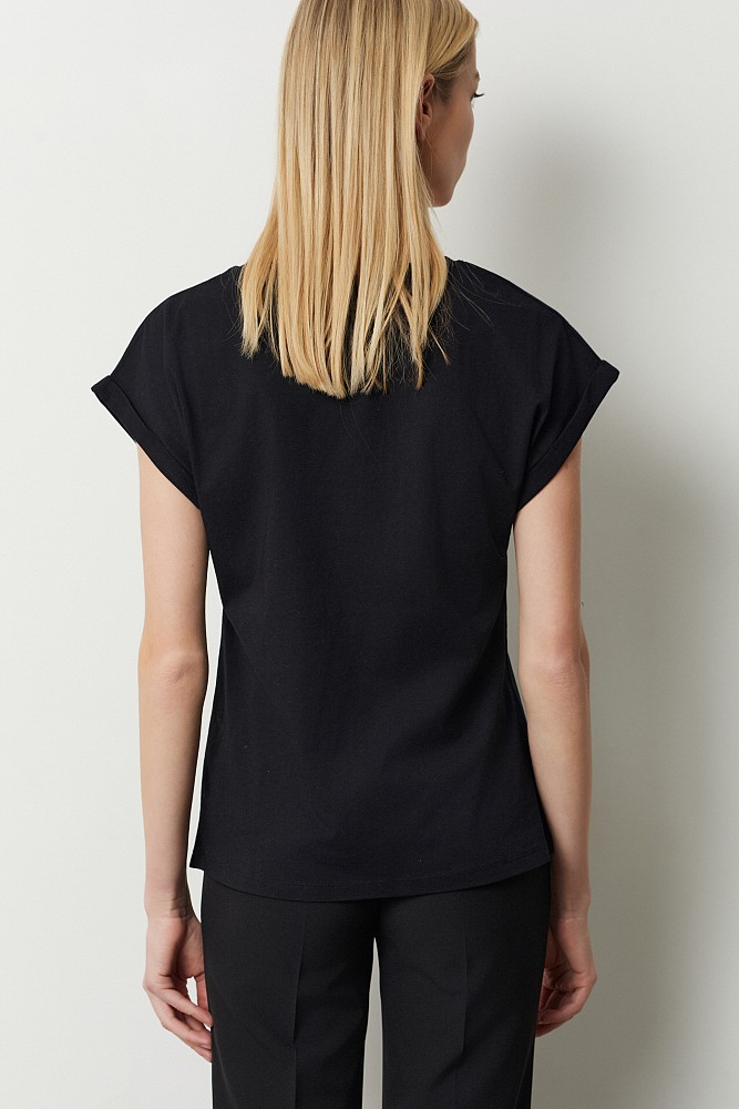 T-shirt με σχέδια από στρας