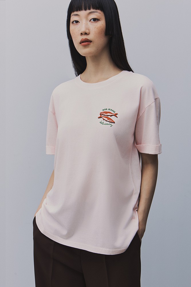 Oversized t-shirt με τύπωμα
