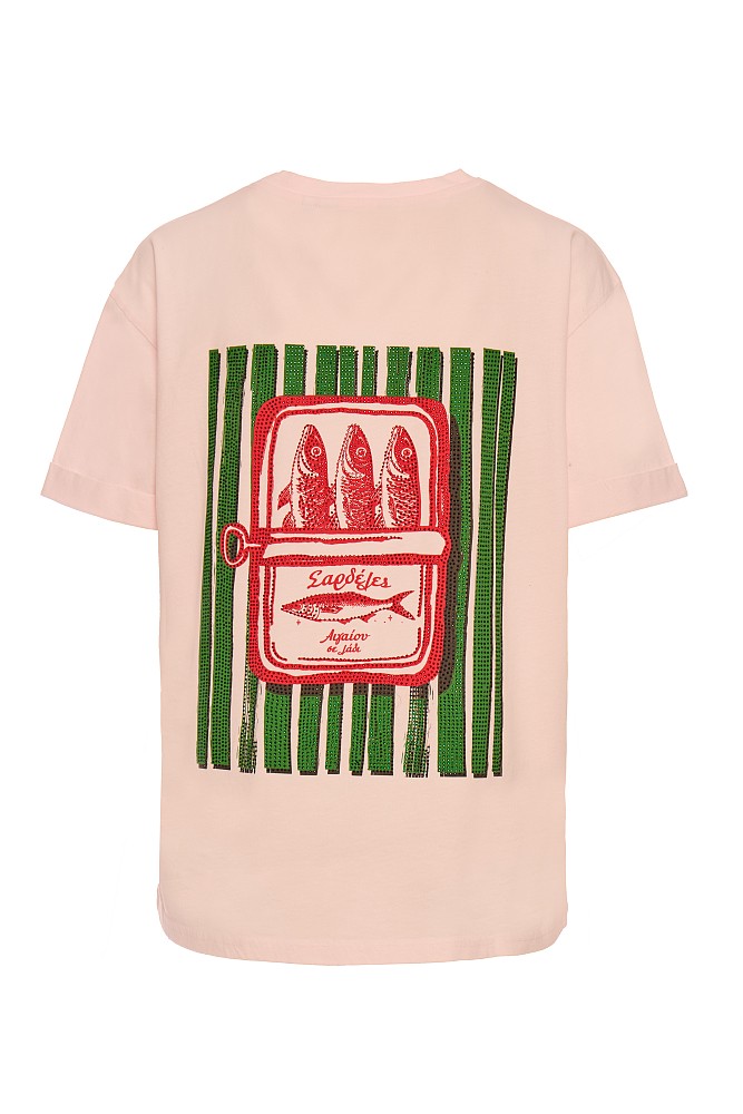 Oversized t-shirt με τύπωμα