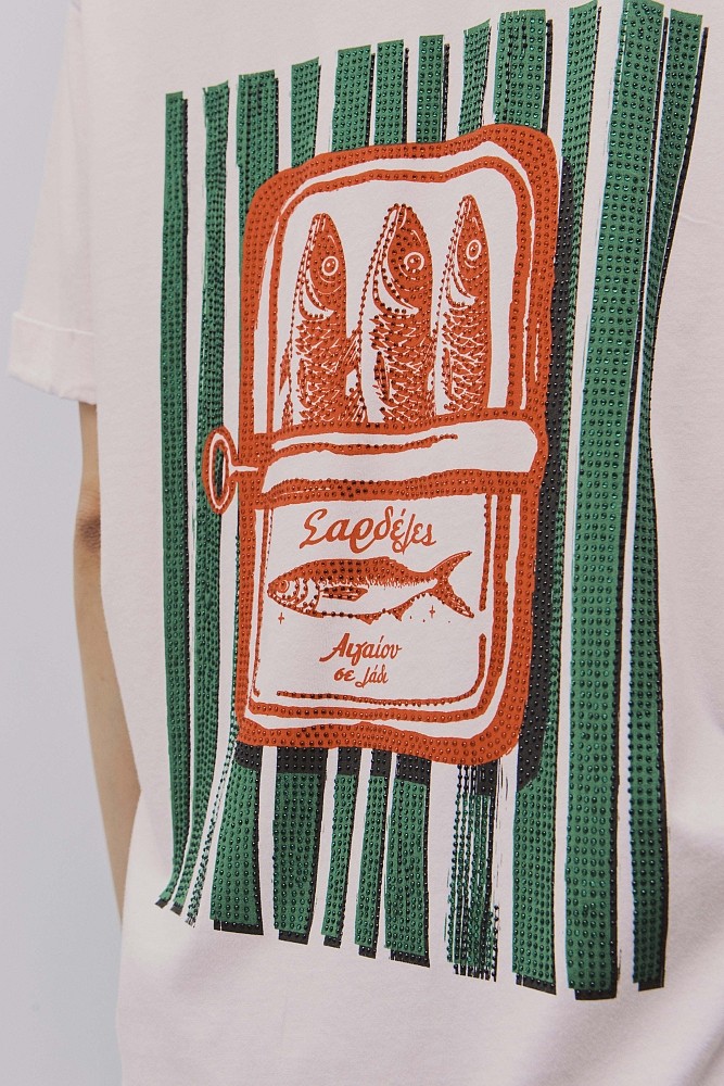 Oversized t-shirt με τύπωμα