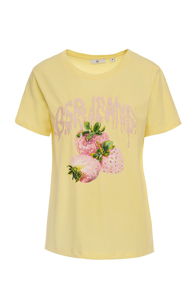 T-shirt με κεντητό τύπωμα