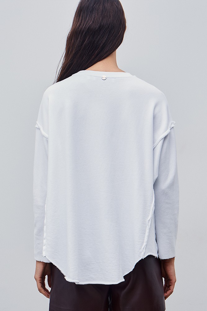 Sweatshirt with embroidered detail