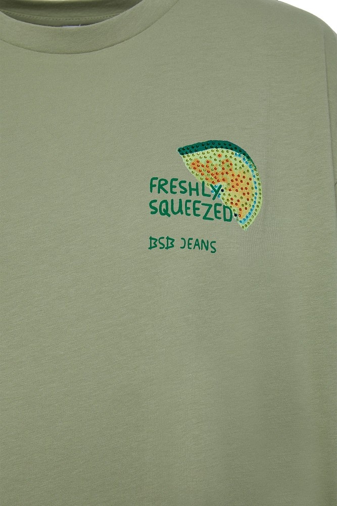 Oversized T-shirt με τύπωμα