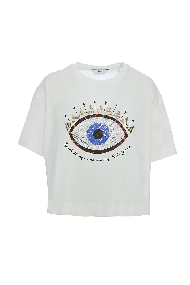 T-shirt with eye print