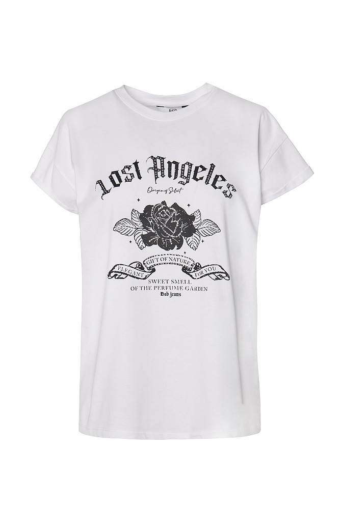 Λευκό t-shirt με τύπωμα