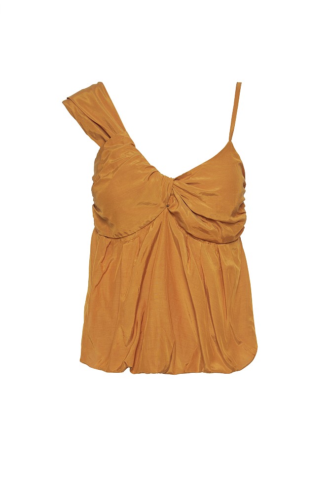 Top stil balloon fără mâneci