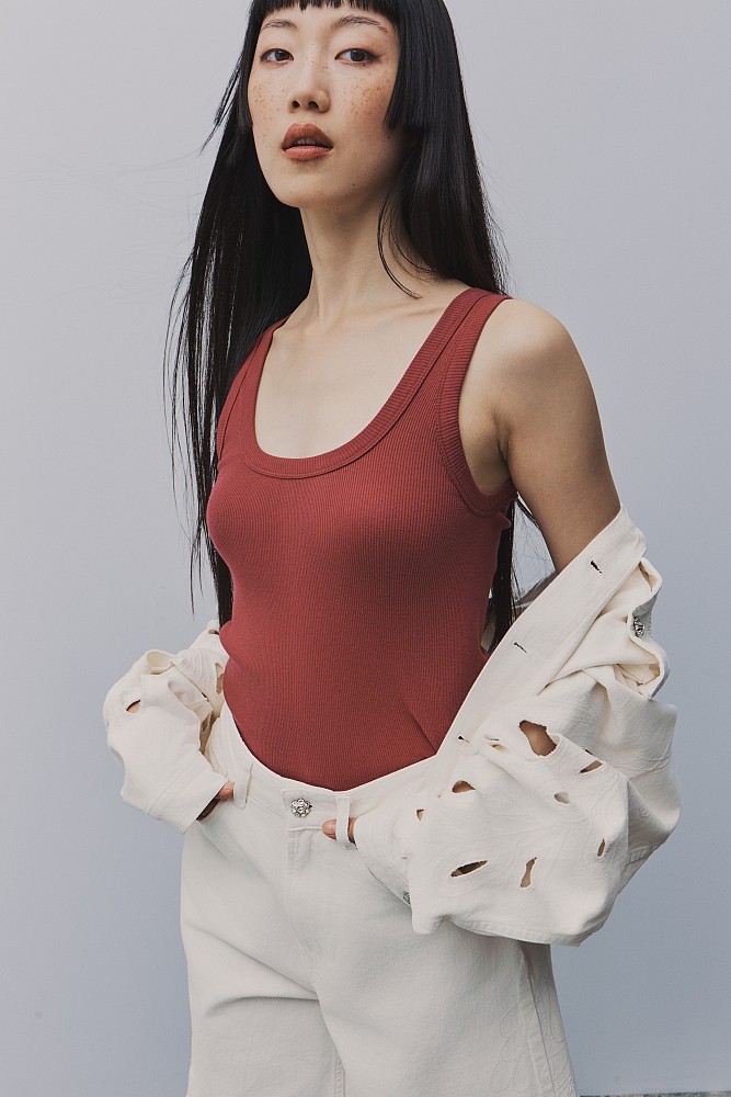 Basic rib top