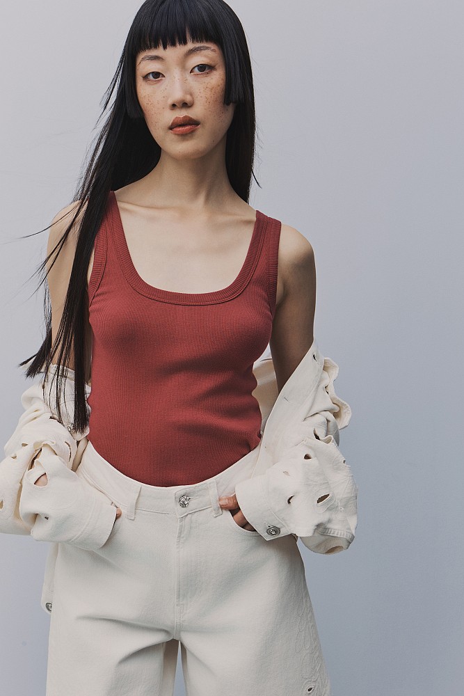 Basic rib top