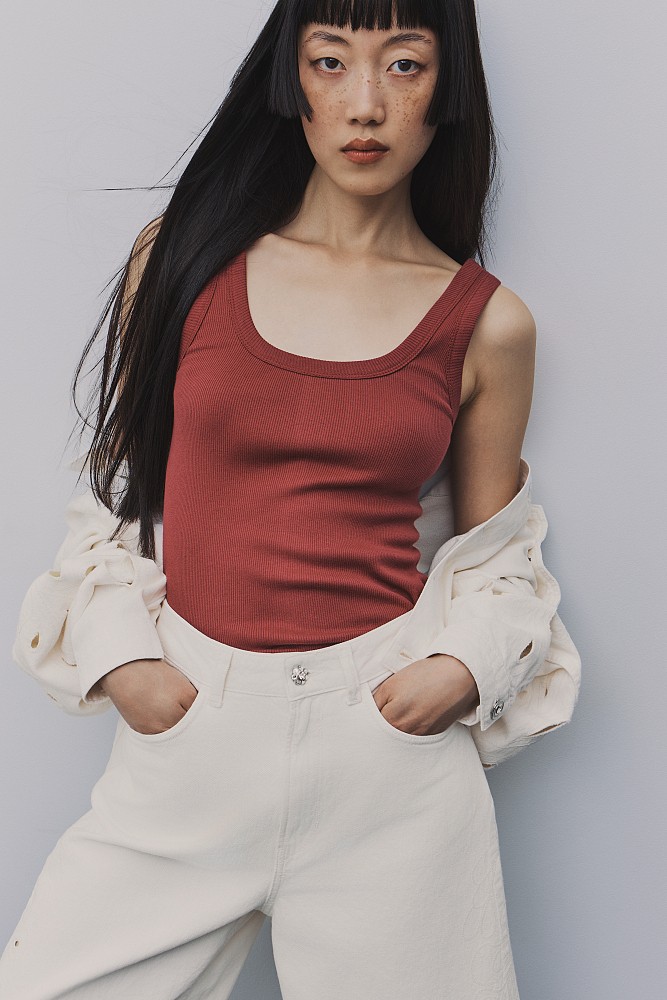 Basic rib top