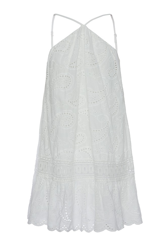 Mini broderie dress