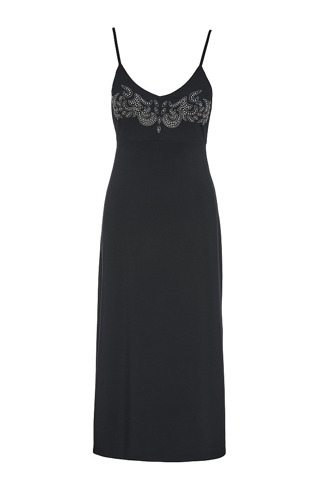 Midi dress with studs
