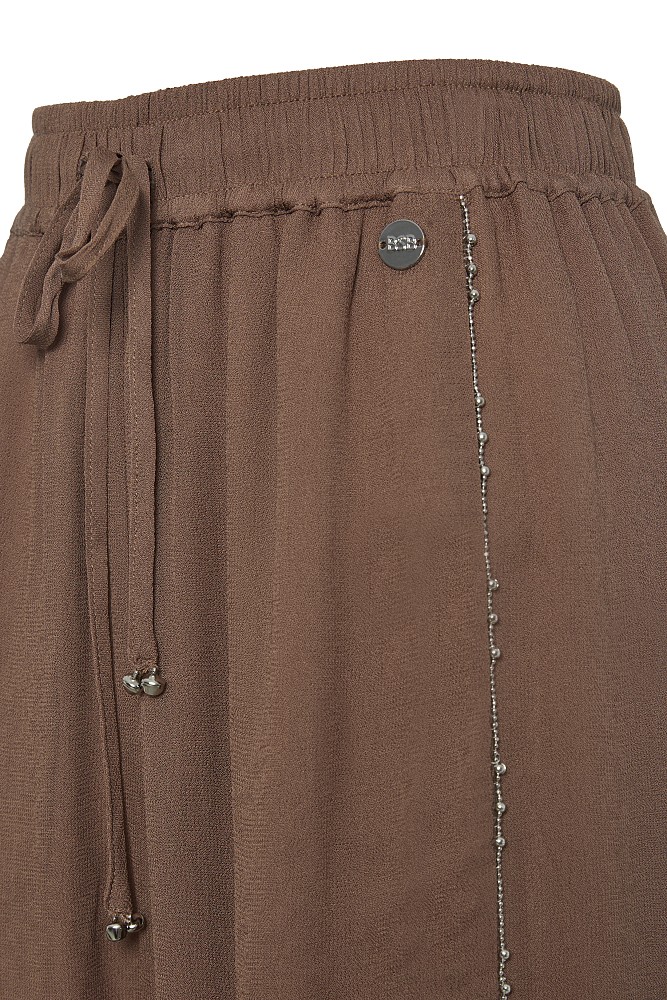 High-waisted balloon trousers