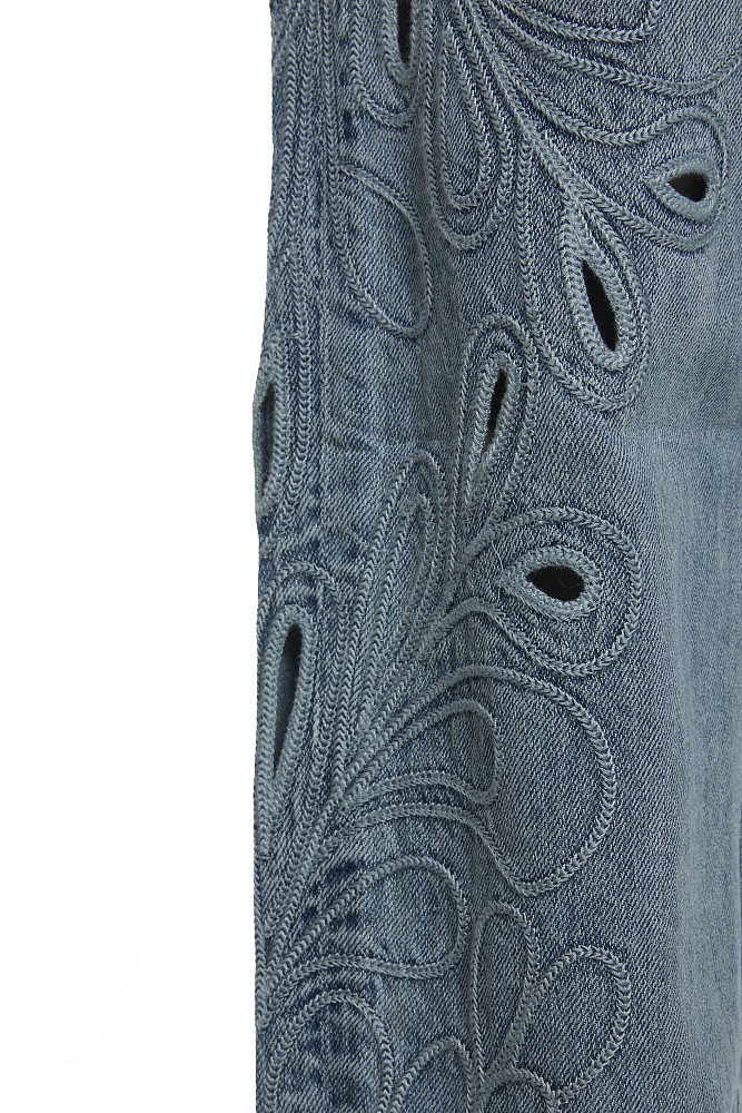 Alice barrel embroidered jeans