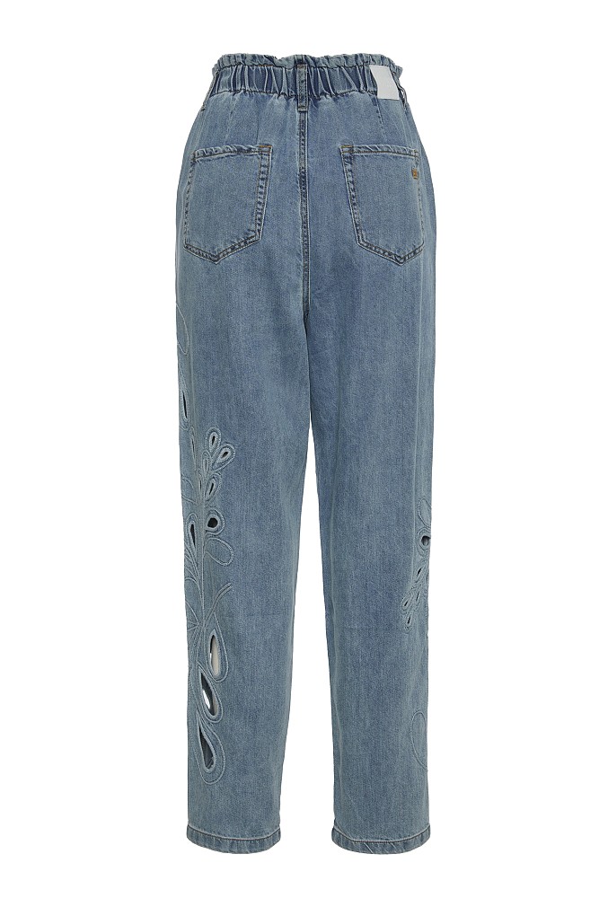 Alice barrel embroidered jeans