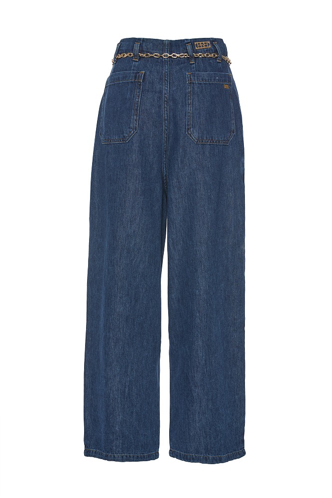 Eliza straight leg jeans with  belt