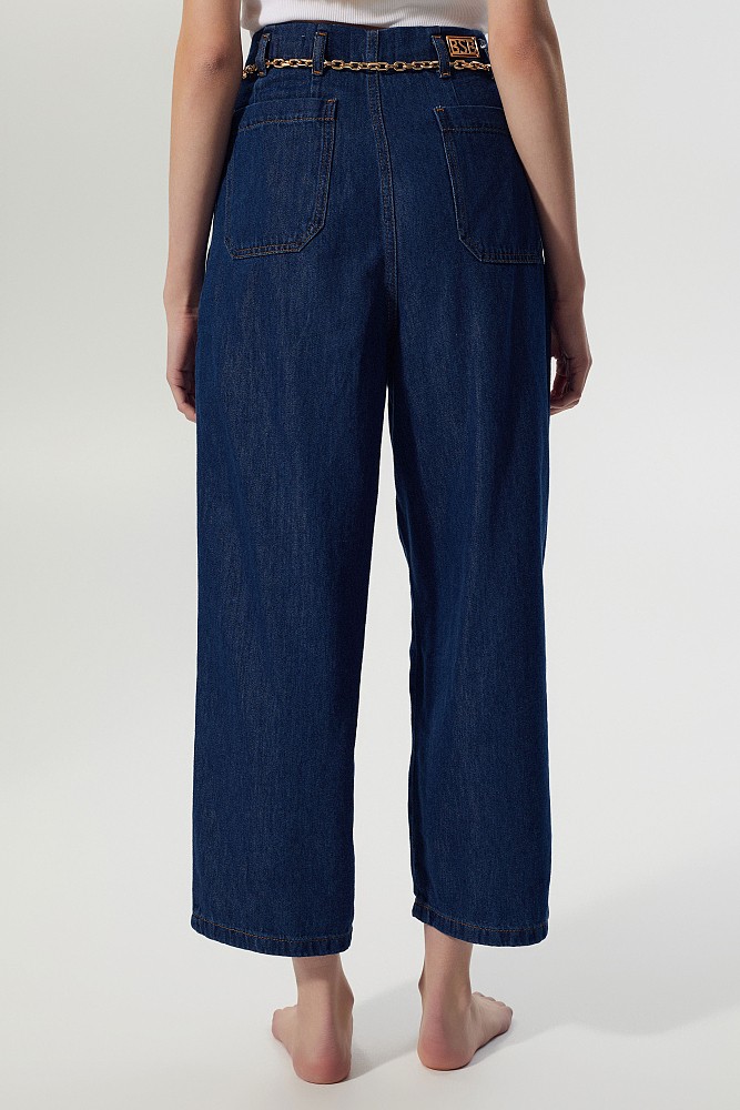 Eliza straight leg jeans with  belt