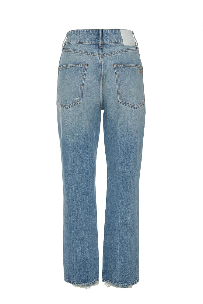 Mandy straight jeans with scarf