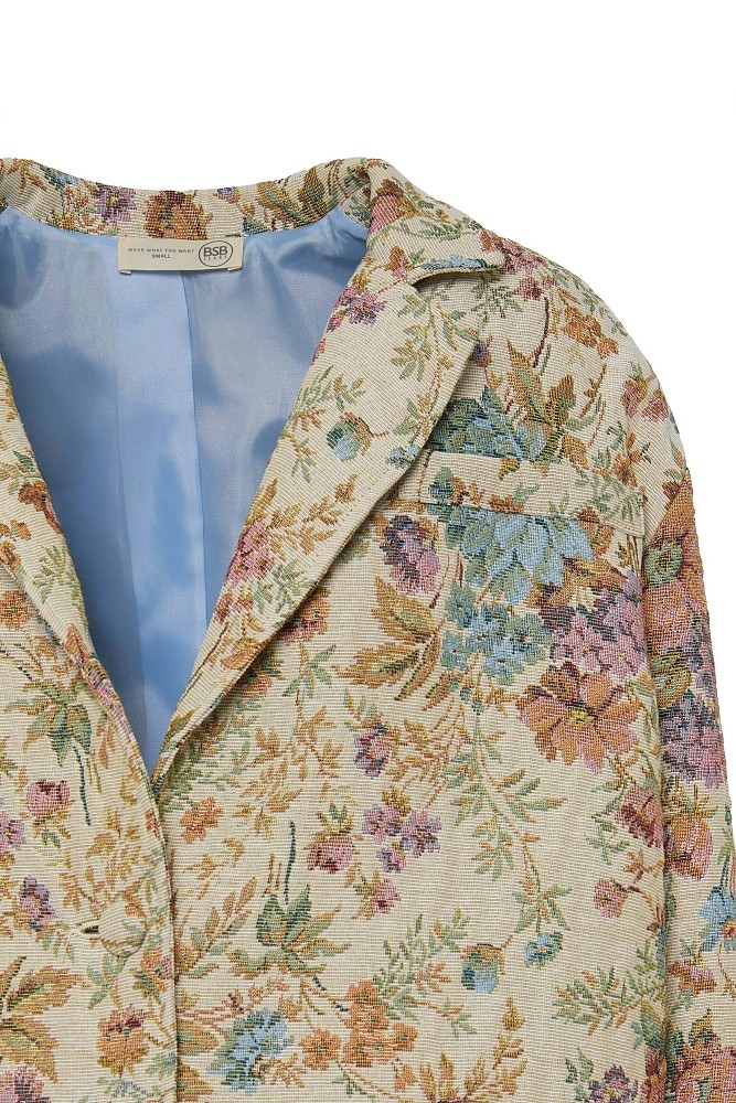 Sacou cu print floral