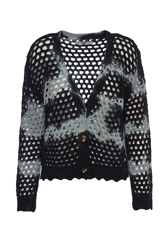 Cutwork knitted cardigans