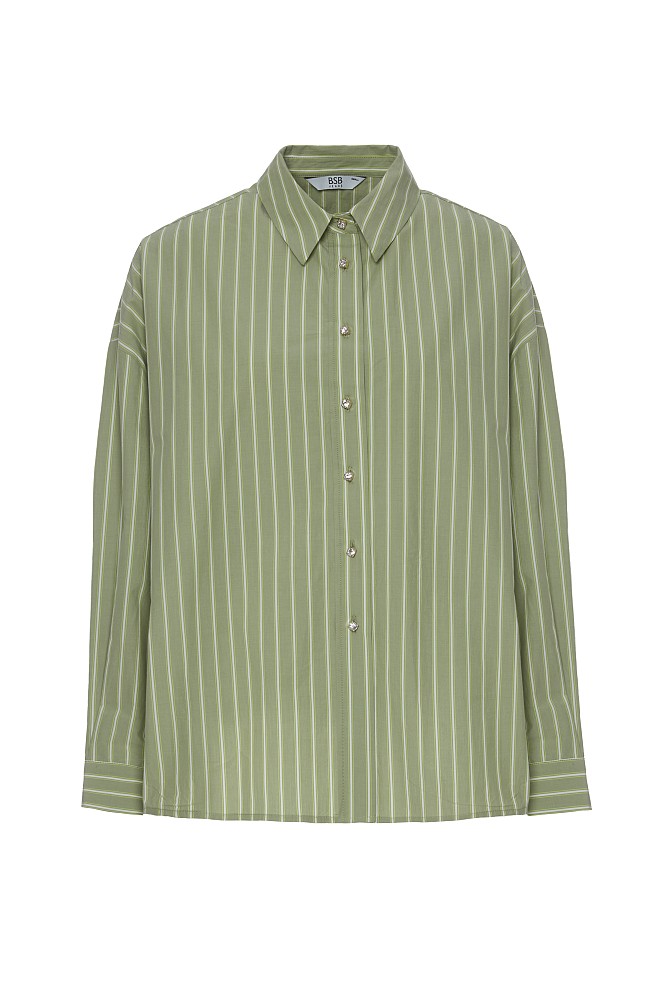 Striped oversized shirt