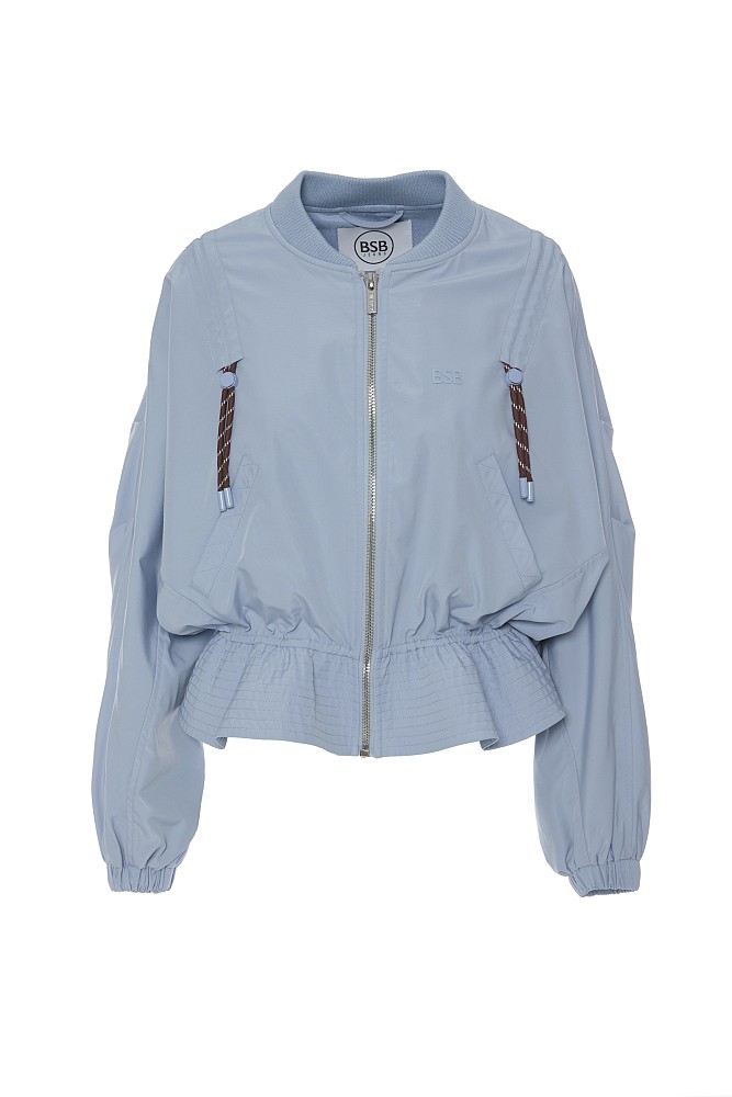 Shortline gathered jacket
