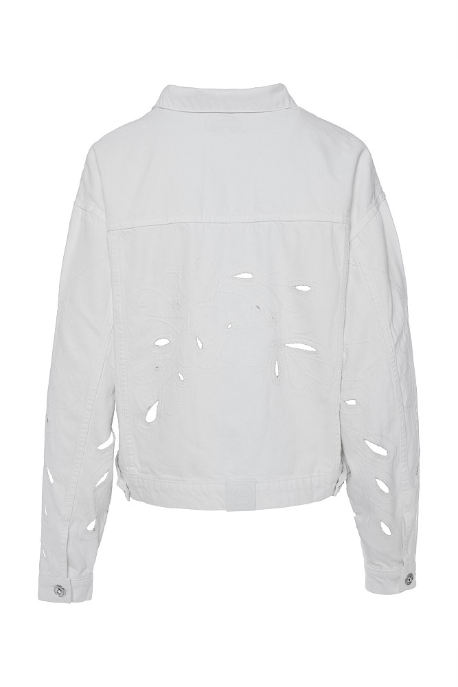 Denim μπουφάν με cut out