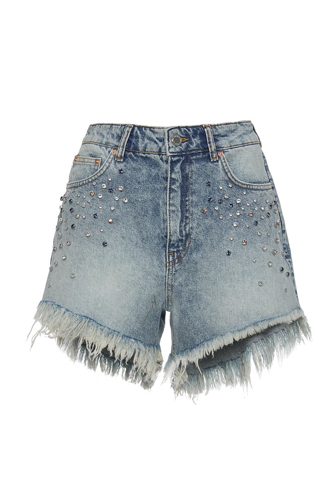 Molly shorts with rhinestones