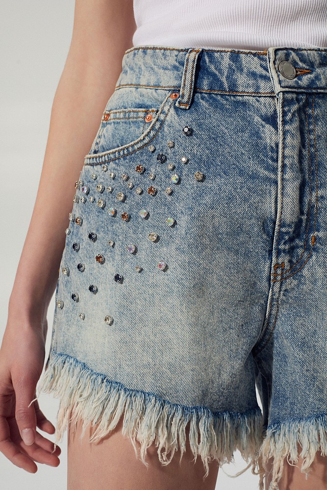 Molly shorts with rhinestones