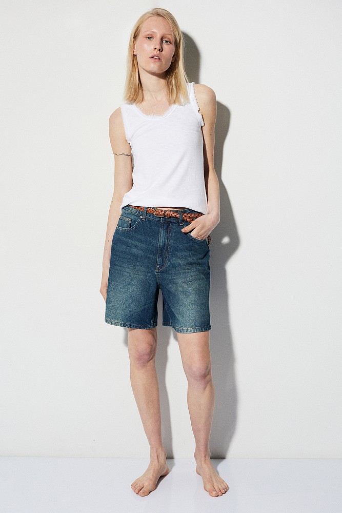 Leah denim βερμούδα