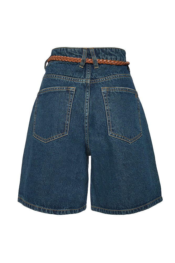 Leah denim βερμούδα