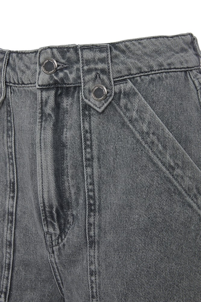 Denim σορτς με τσέπες
