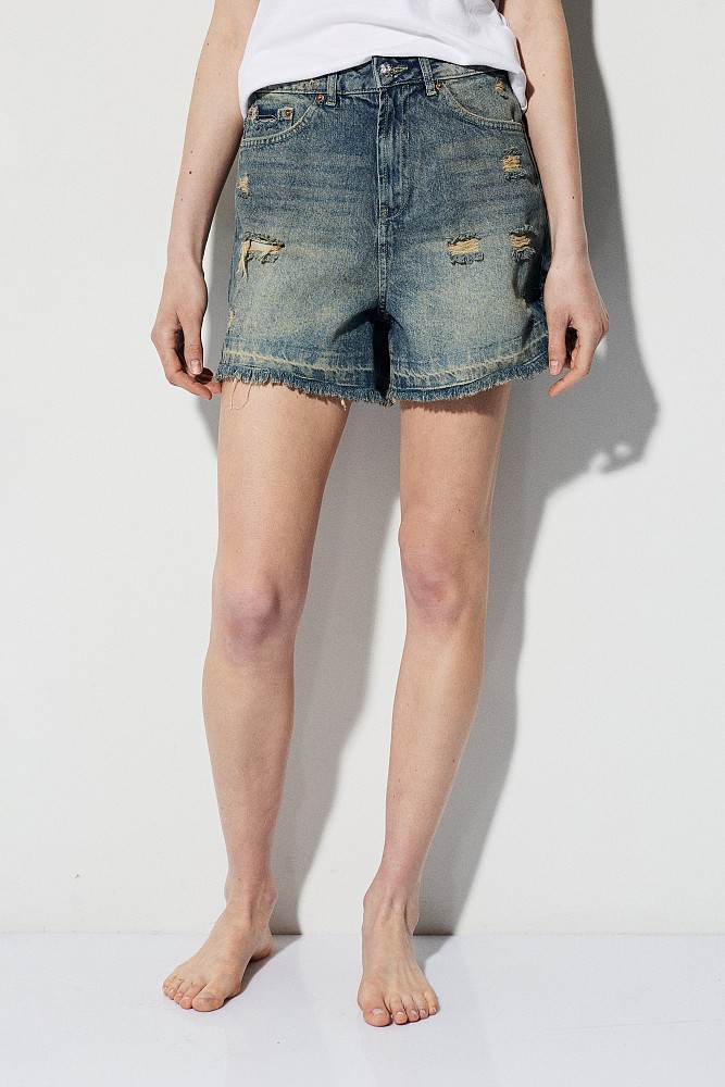 Adele denim σορτς