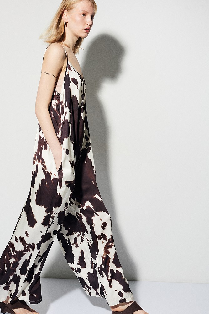 Cow print jumpsuit