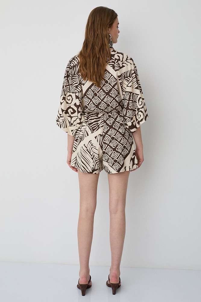 Printed playsuit